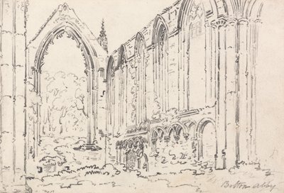 Bolton Abbey, Lancashire by Thomas Girtin
